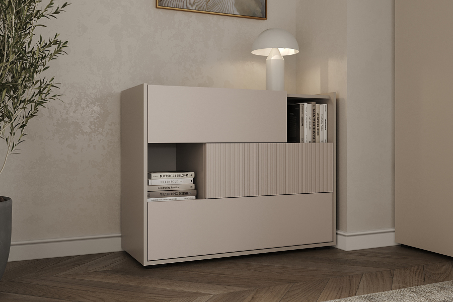 Комод ОРМА МДФ Кашемир/Моно Керамика 1000х794х404