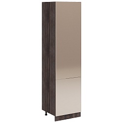 Шкаф пенал высокий под холодильник с боковинами ЛДСП Кухня Эстетик 600 мм