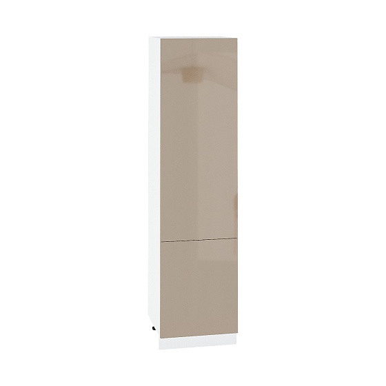 Шкаф пенал высокий Кухня Эстетик 600 мм Белый - Сиенна